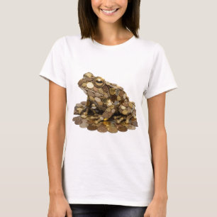 Camiseta Arte abstrata prateada vibrante Design Gráfico