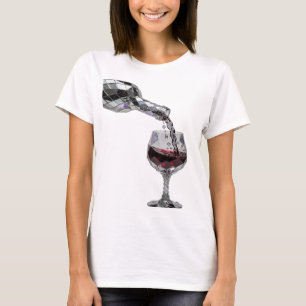 Camiseta ARTE ABSTRATA Vibrante Prata Impressão de Moda v4