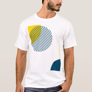 Camiseta Arte abstrato moderna, simples, mínima, urbana mod