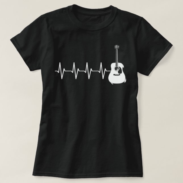 Camiseta Arte Acústica Guitarver (Frente do Design)