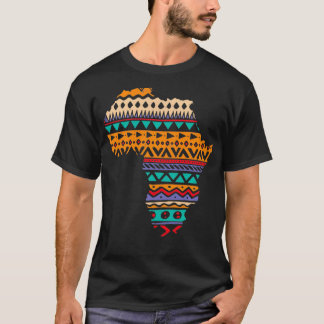 Camiseta Arte Afri - Padrão Tradicional Dashiki do Orgulho
