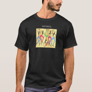 Camiseta Arte Africana, incrível dança Acrobática