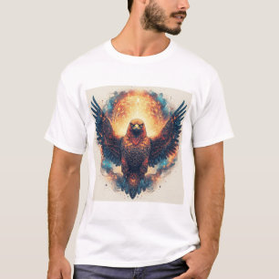 Camiseta Arte Águia Vibrante