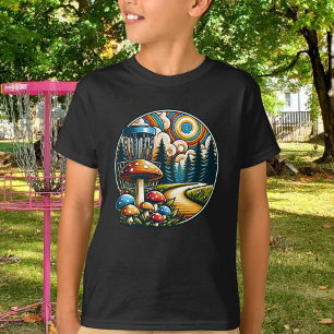Camiseta Arte Ai Psicodélica De Golf De Disco Retroativo