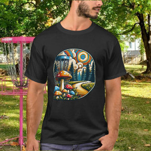 Camiseta Arte Ai Psicodélica De Golf De Disco Retroativo