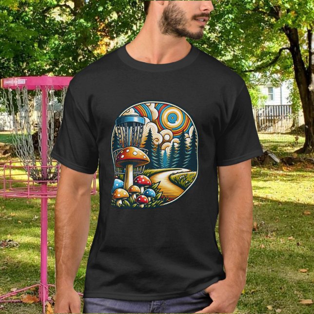 Camiseta Arte Ai Psicodélica De Golf De Disco Retroativo (Criador carregado)