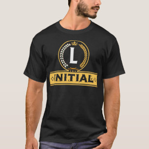 Camiseta Arte alfabética por Viralfont - Letra L
