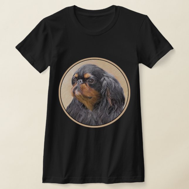 Camiseta Arte Animal Original Pintura Inglesa Toy Spaniel (Postura )