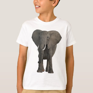 Camiseta Arte Animal Safari Selvagem de Elefantes Africanos