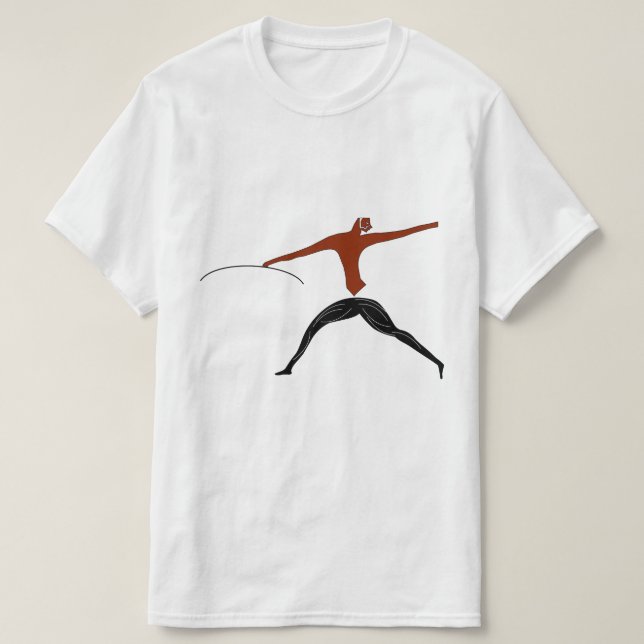 Camiseta Arte Antiga - Caçador de Guerreiros Antigos (Frente do Design)