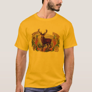 Camiseta Arte antiga de chifre de cervo