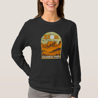 Camiseta Arte Antiga do Parque Nacional de Zion Presente Ar