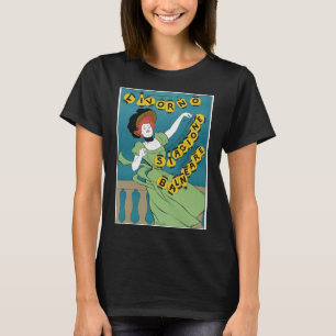 Camiseta Arte Antiga Modernista, Senorita Livorno Dançando