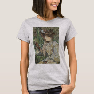 Camiseta Arte Antiga, Mulher com Luvas de Toulouse Lautrec