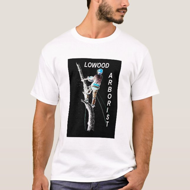 Camiseta Arte Arborista Árvore Cirurgiã Chainsaw Paisaw (Frente)
