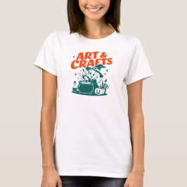Camiseta Arte & Artesanato Bruxa Poção de Halloween Gráfica