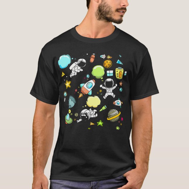 Camiseta Arte astronauta (Frente)