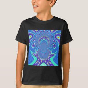 Camiseta Arte azul moderna
