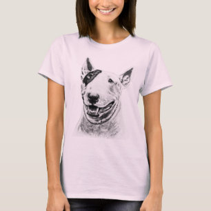 Camiseta Arte bonito do cão de bull terrier