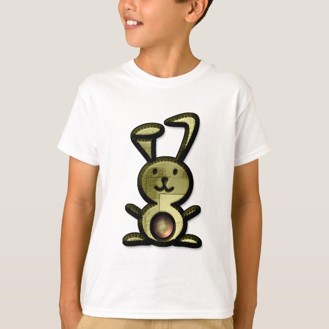 Camiseta Arte bonito do coelho (Frente)