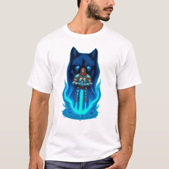 Camiseta Arte Botânico Celestial Mão-Texturizada Lua e Oliv (Frente)