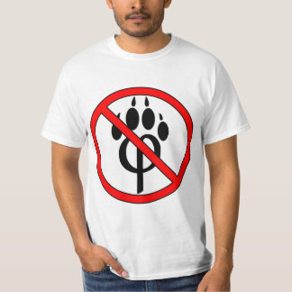 Camiseta arte clássica anti-furry