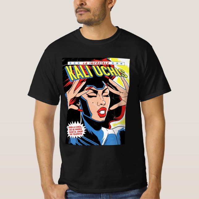 Camiseta Arte clássica de Kali uchis (Frente)