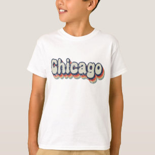 Camiseta Arte Clássico Cromo Chicago Illinois
