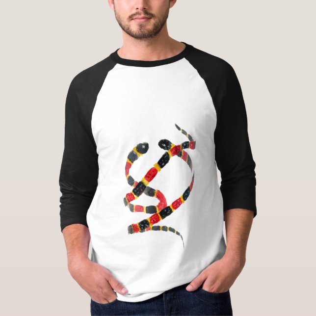 Camiseta Arte Cobra de torção (Frente)