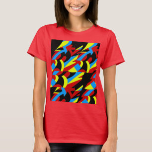 Camiseta Arte Colorida abstrato