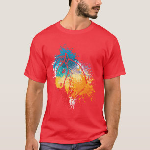 Camiseta Arte Colorida Animais de criação de cavalos Cabeça