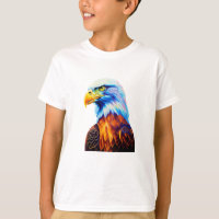 Arte Colorida Bald Eagle