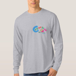 Camiseta Arte Colorida Criativa em Progresso Citação