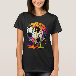 Camiseta Arte Colorida de Futebol Esportivo com Efeito de G