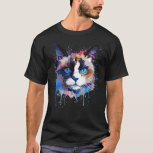 Camiseta Arte Colorida De Snowshoe