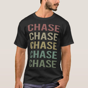 Camiseta Arte Colorida de Texto - Nome do Chase