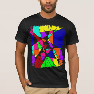 Camiseta Arte colorida do poder