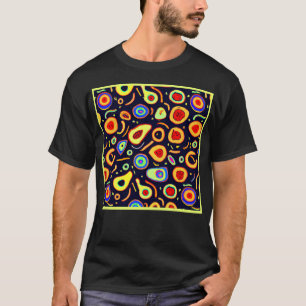 Camiseta Arte Colorida Neon Fruta Delights