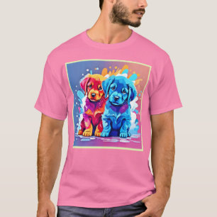 Camiseta Arte Colorida Par