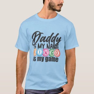 Camiseta Arte com palavras Cool Daddy Bingo
