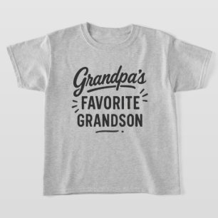 Camiseta Arte com palavras do neto favorito do avô legal