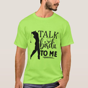 Camiseta Arte com palavras engraçadas de birdie de golfe