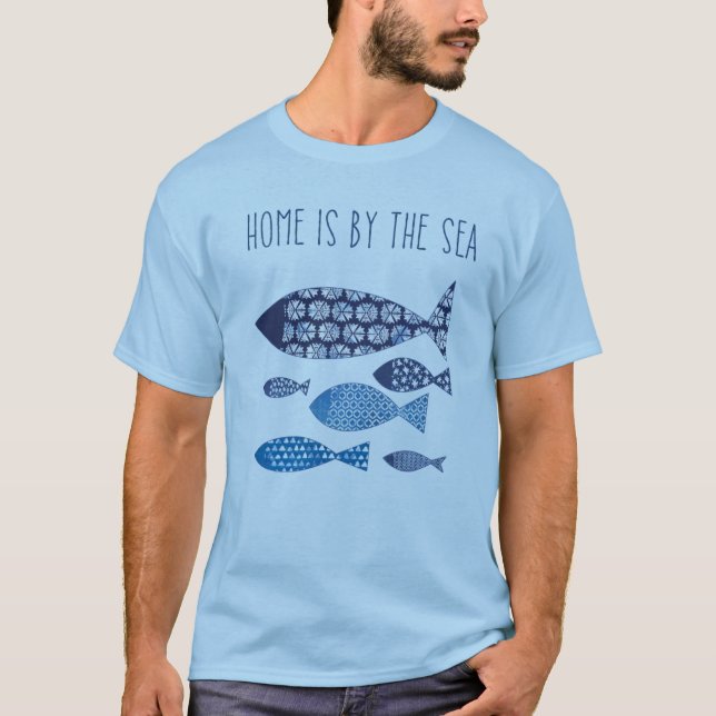 Camiseta Arte Costeira | Casa no Mar (Frente)