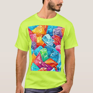 Camiseta Arte Cristal Vibrante