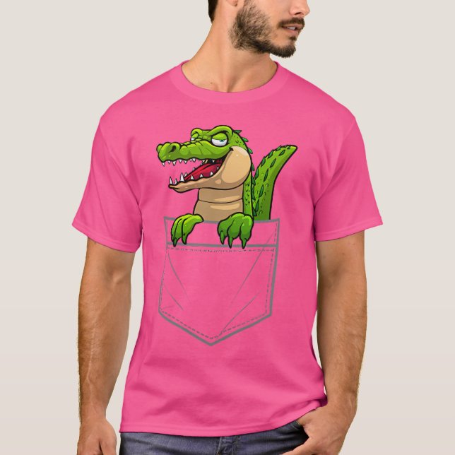 Camiseta Arte Crocodilo Engraçado Para O Lover Crocodilo Ga (Frente)