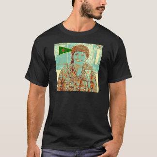Camiseta Arte curdo do lutador 2 de YPJ