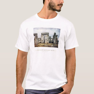 Camiseta Arte da aguarela de Stonehenge