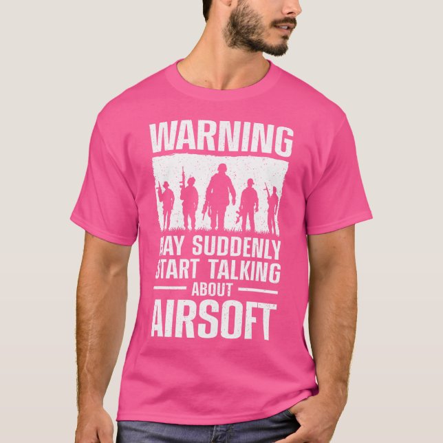 Camiseta Arte Da Airsoft Engraçada Para Homens Mulheres Tát (Frente)