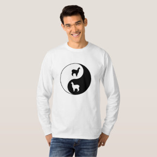 Camiseta Arte da alpaca de Yin Yang