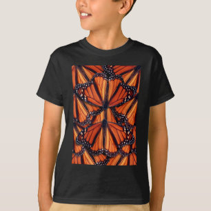 Camiseta arte da borboleta monarca